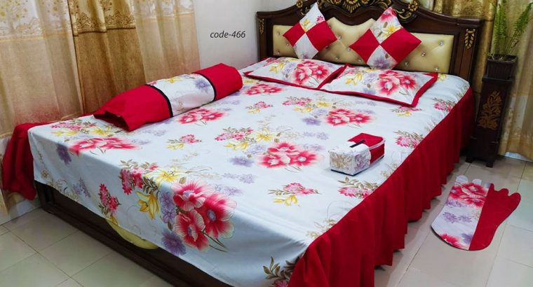 Bed Sheet – ৮ পিসের বেড কভার