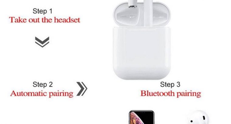 I12 TWS Bluetooth Earphone – Wireless