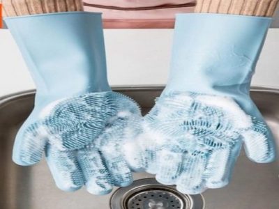 Xiaomi Jordan & Judy Silicone Cleaning Gloves for Home Kitchen – Blue